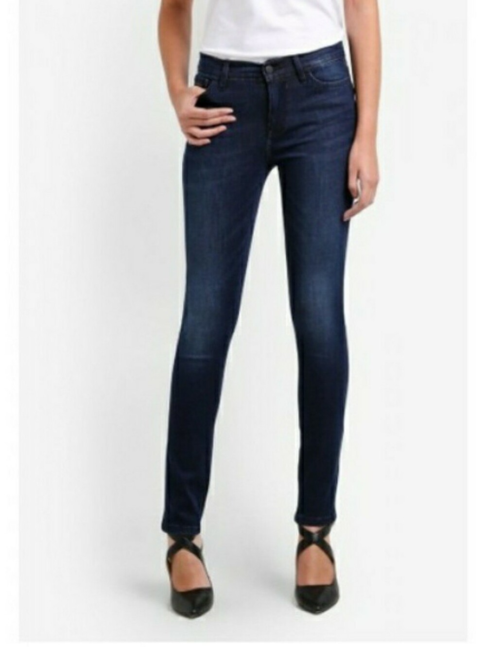 Calvin Klein High Rise Ankle Skinny Jeans Size 29